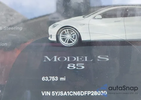 2013 Tesla Model S from USA, damaged, VIN 5YJSA1CN6DFP28030